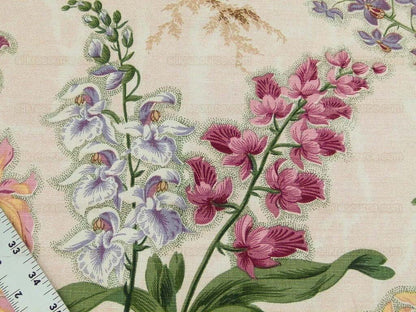 By yard Scalamandre Marlyn Park Fh Multi/peach Linen MSRP USD 188/Y