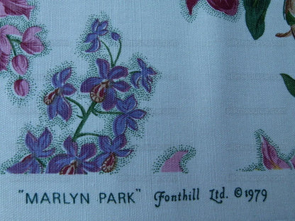 By yard Scalamandre Marlyn Park Fh Multi/white Linen MSRP USD 188/y