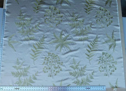 Scalamandre Hill Stead Spring Pale Green Fern Embroidery MSRP$/112