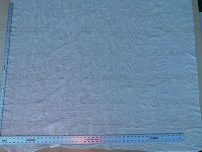 2.5y Scalamandre Sita Ivory Old World Weavers Silk Embroidery Wh