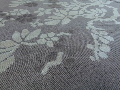 Scalamandre Yoshino Sandstone Taupe Grey Asian Penzai Magnolia Tree Cut Velvet MSRP USD 240/Y