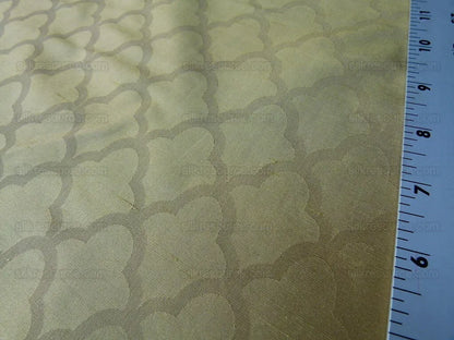 Scalamandre Bangalore Inca Gold 100% Silk Fish Scale Ocean Wave MSRP USD 148/Y