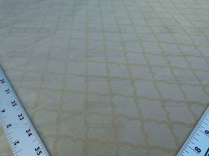 Scalamandre Bangalore Champagne 100% Silk Fish Scale Ocean Wave MSRP USD 148/Y