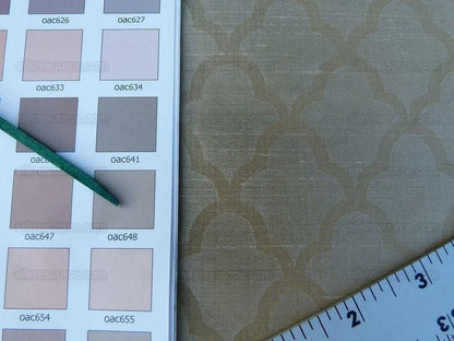 Scalamandre Bangalore Champagne 100% Silk Fish Scale Ocean Wave MSRP USD 148/Y