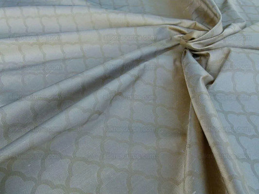 Scalamandre Bangalore Champagne 100% Silk Fish Scale Ocean Wave MSRP USD 148/Y