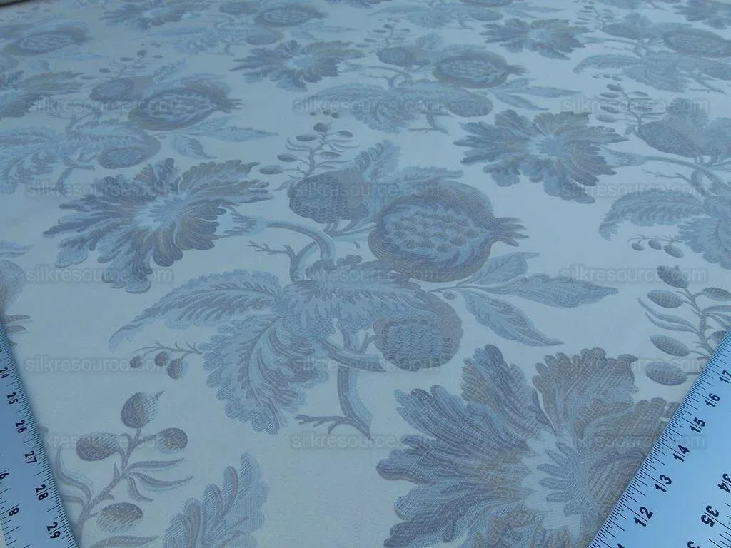 Scalamandre Padua Beige/taupe Pomegranate Rose Botanical Woven Tapestry MSRP USD 364/y