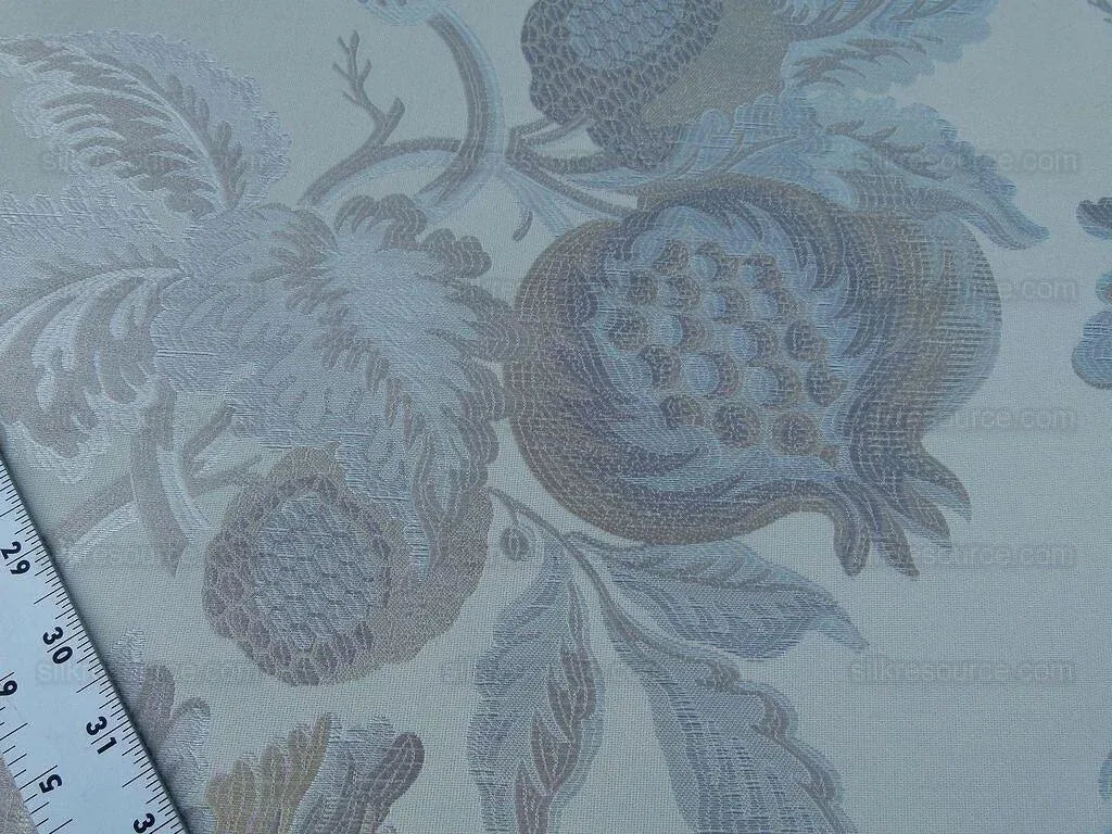 Scalamandre Padua Beige/taupe Pomegranate Rose Botanical Woven Tapestry MSRP USD 364/y