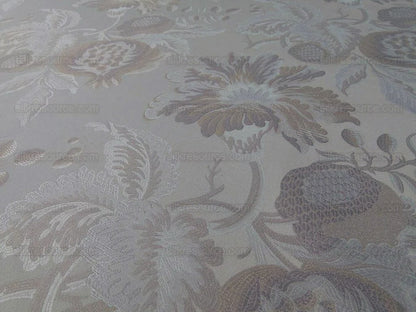 Scalamandre Grey Watkins Padua Beige Taupe Pomegranate Rose Botanical Woven Tapestry MSRP USD 364/y