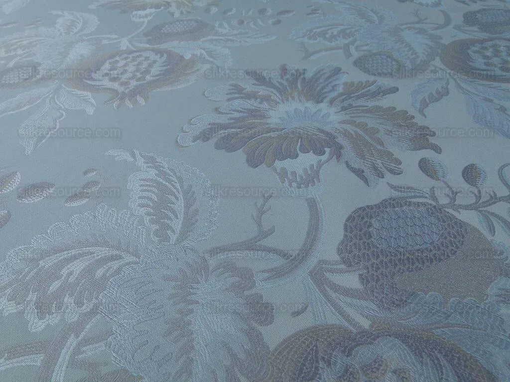 Scalamandre Padua Beige/taupe Pomegranate Rose Botanical Woven Tapestry MSRP USD 364/y