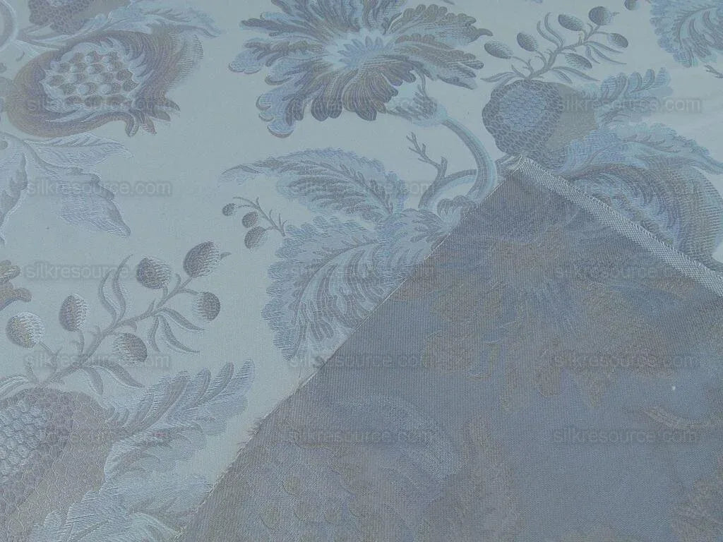 Scalamandre Padua Beige/taupe Pomegranate Rose Botanical Woven Tapestry MSRP USD 364/y