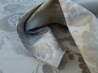 Scalamandre Padua Beige/taupe Pomegranate Rose Botanical Woven Tapestry MSRP USD 364/y