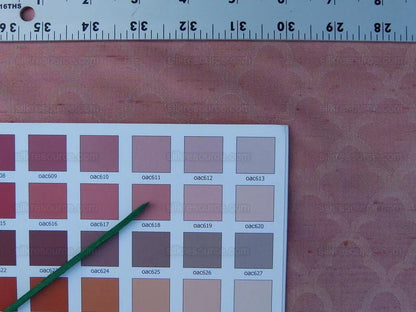 Scalamandre Bangalore Salmon 100% Silk Fish Scale Ocean Wave MSRP USD 148/Y