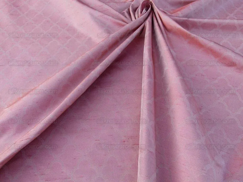 Scalamandre Bangalore Salmon 100% Silk Fish Scale Ocean Wave MSRP USD 148/Y