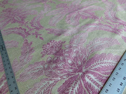 Scalamandre Trinandot Strawberry Pink Renaissance Damask Super Heavy! Tapestry MSRP USD 204/y