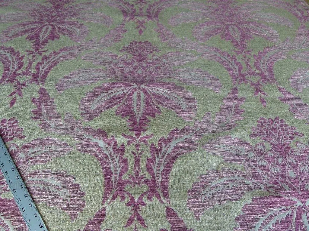 Scalamandre Trinandot Strawberry Pink Renaissance Damask Super Heavy! Tapestry MSRP USD 204/y