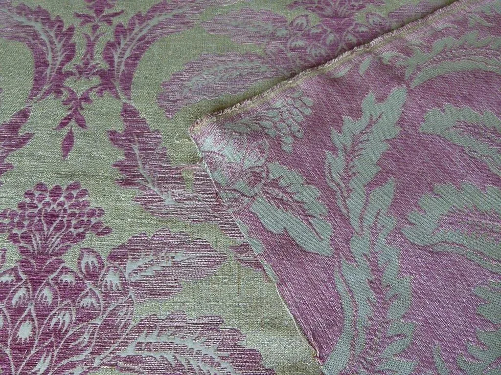 Scalamandre Trinandot Strawberry Pink Renaissance Damask Super Heavy! Tapestry MSRP USD 204/y