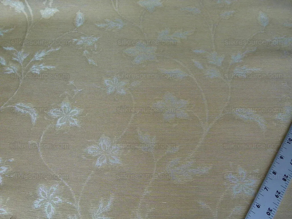 By Yard Scalamandre Serene Semi Sheer Silk Champagne Gold Silk Organza Old World Weavers MSRP USD 168/y