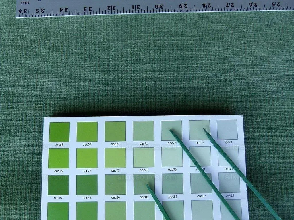 7y Scalamandre Strie Amboise Hunter Green Thick Lush MSRP USD 124/Y