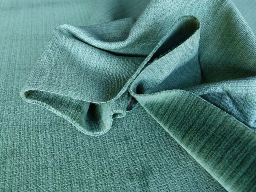 7y Scalamandre Strie Amboise Hunter Green Thick Lush MSRP USD 124/Y