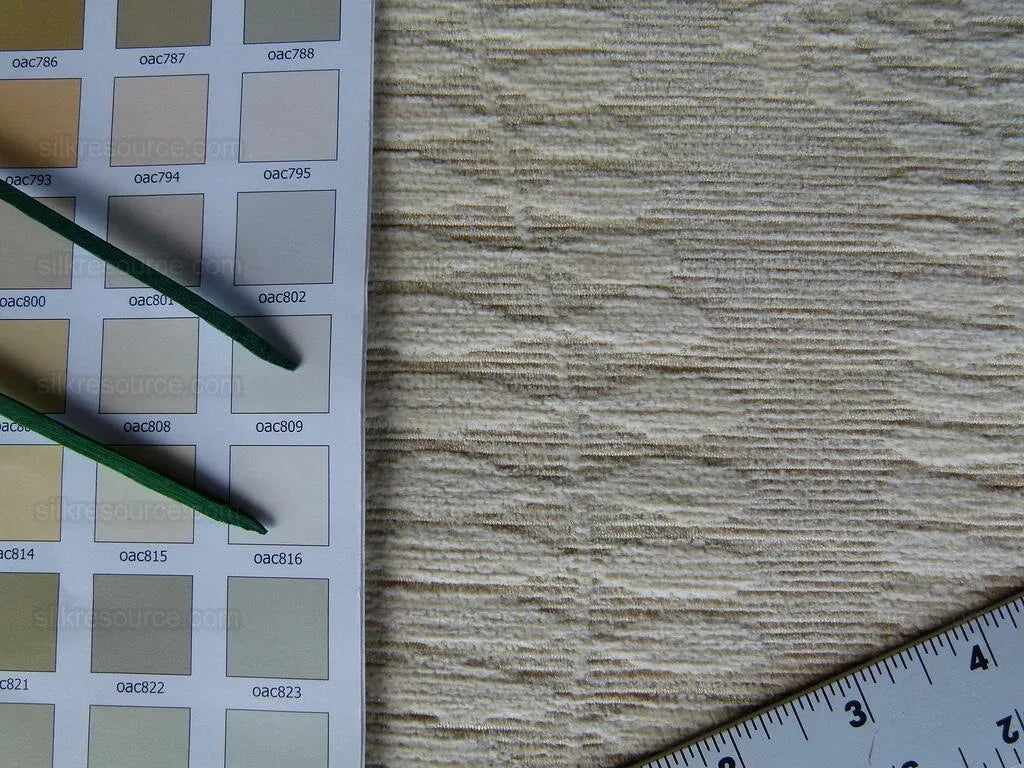 By Yd Scalamandre Botanique Fh Meringue Pale Yellow Fern Foliage Cotton MSRP USD 188