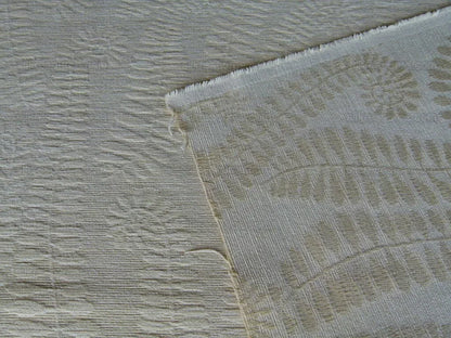 By Yd Scalamandre Botanique Fh Meringue Pale Yellow Fern Foliage Cotton MSRP USD 188