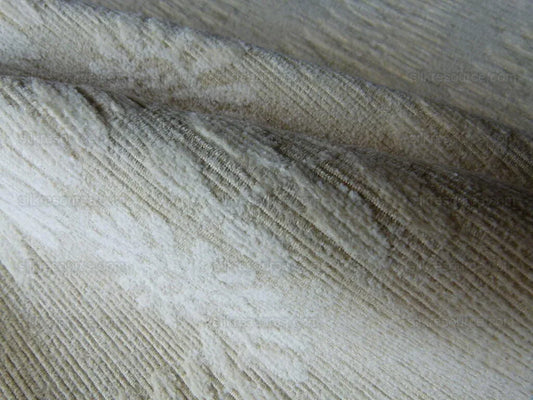 By Yd Scalamandre Botanique Fh Meringue Pale Yellow Fern Foliage Cotton MSRP USD 188