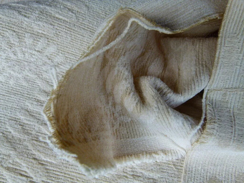 By Yd Scalamandre Botanique Fh Meringue Pale Yellow Fern Foliage Cotton MSRP USD 188