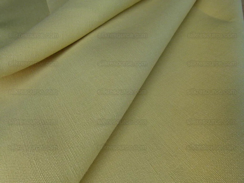 Scalamandre Linen With An Attitude Sour Citrus Yellow Solid Heavy! Linen MSRP USD 216/y