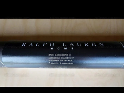 Dbl Roll Ralph Lauren Wallpaper Chesapeake Deep Brown Mahogany