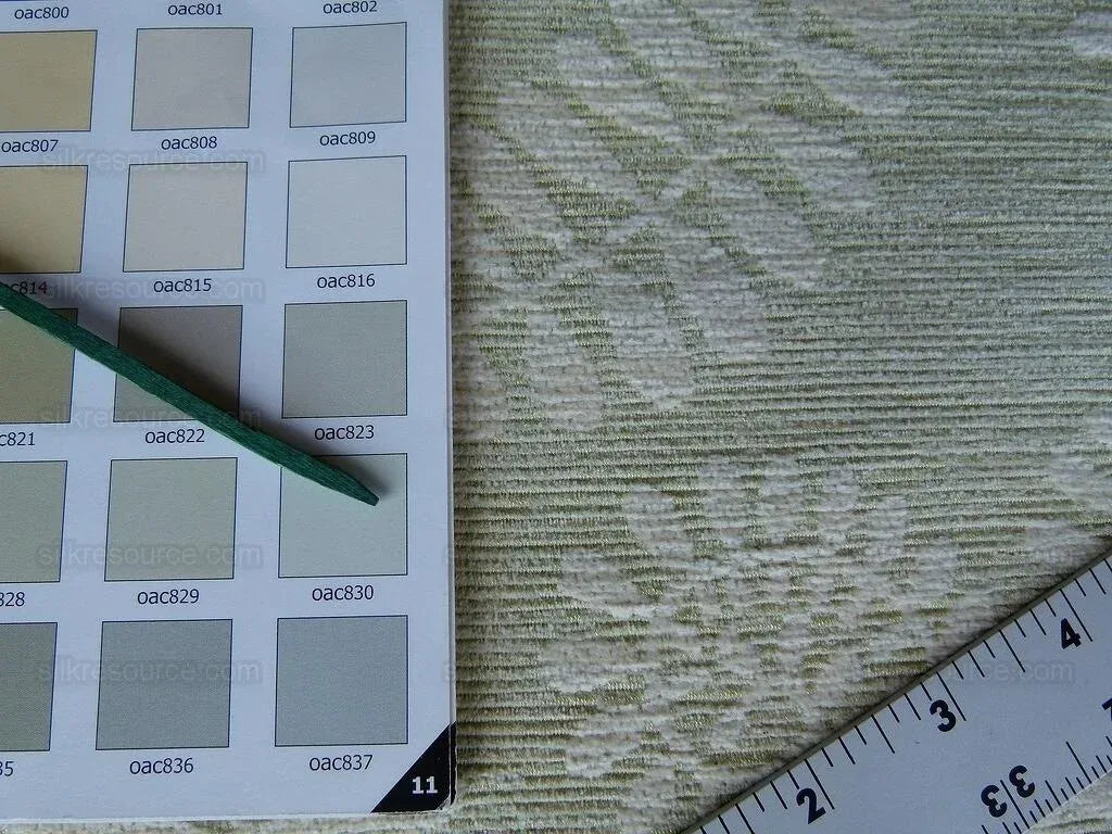 Scalamandre Botanique Fh Leaf Pale Green Fern Foliage Cotton MSRP USD 188/Y