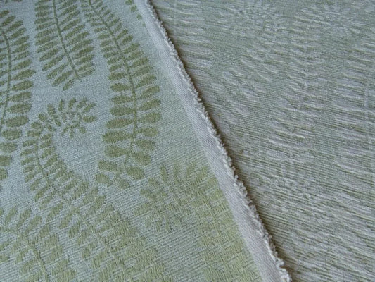 Scalamandre Botanique Fh Leaf Pale Green Fern Foliage Cotton MSRP USD 188/Y