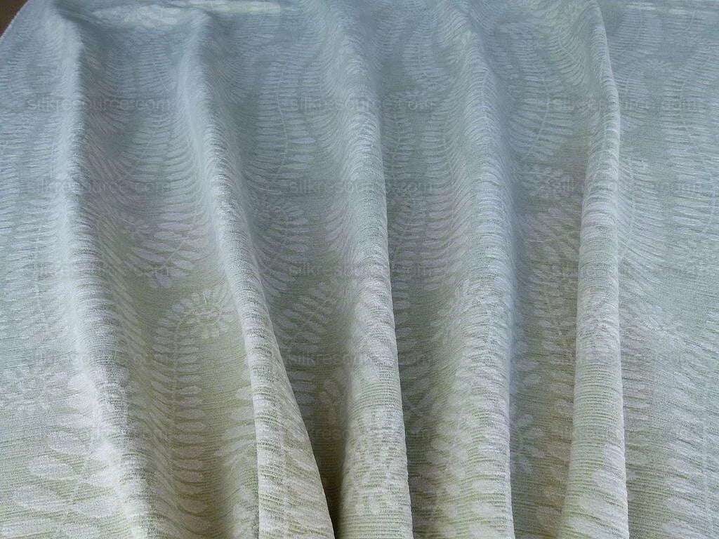 Scalamandre Botanique Fh Leaf Pale Green Fern Foliage Cotton MSRP USD 188/Y