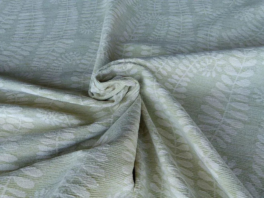 Scalamandre Botanique Fh Leaf Pale Green Fern Foliage Cotton MSRP USD 188/Y