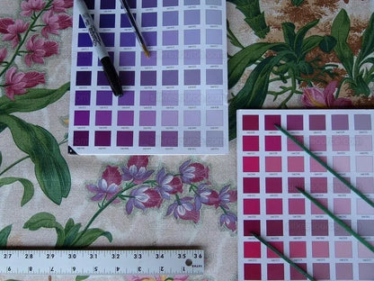 By Yard Scalamandre Marlyn Park Fh Multi/sand Linen Bouquet MSRP USD 188/y