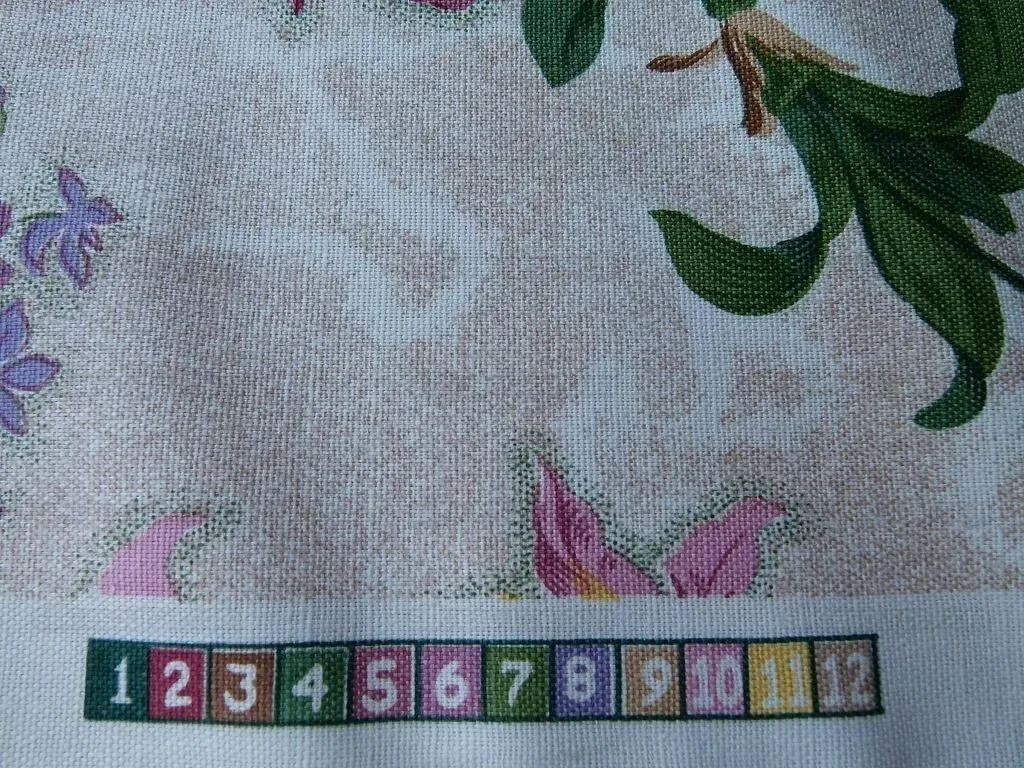 By Yard Scalamandre Marlyn Park Fh Multi/sand Linen Bouquet MSRP USD 188/y