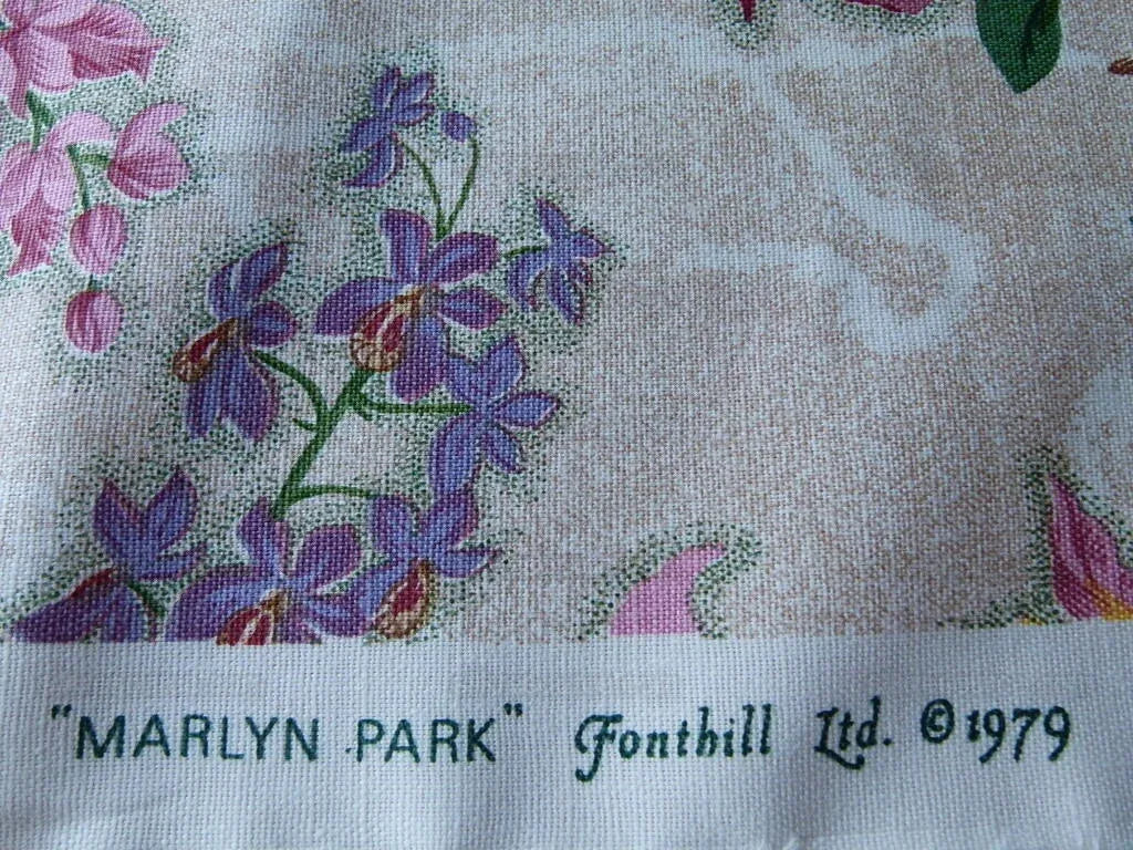 By Yard Scalamandre Marlyn Park Fh Multi/sand Linen Bouquet MSRP USD 188/y