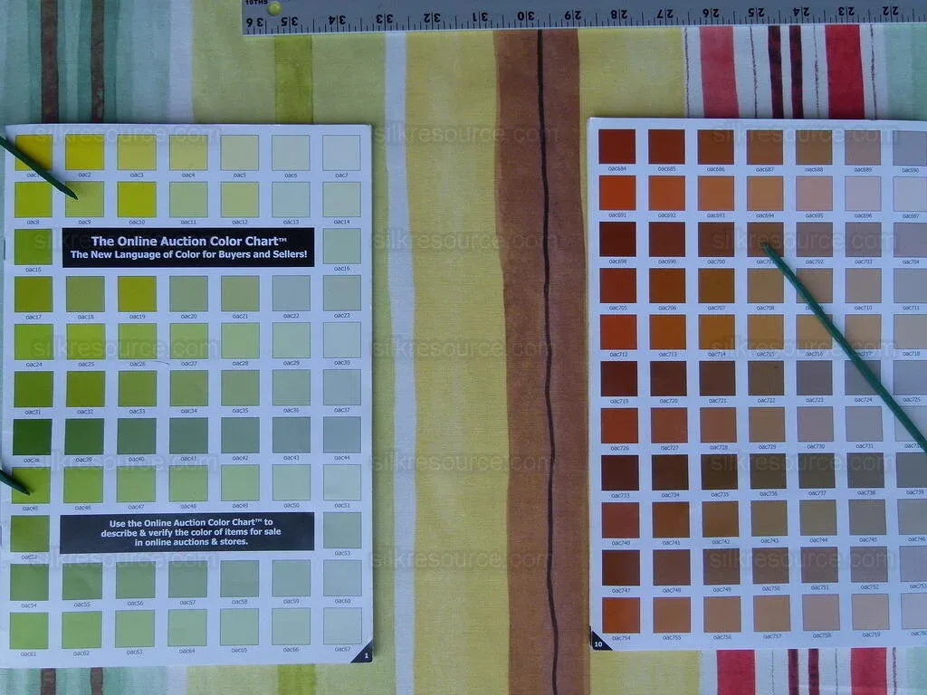 Scalamandre Grey Watkins Lady Slippers Stripe Multi Pink Green Yellow Print MSRP USD 236/yard