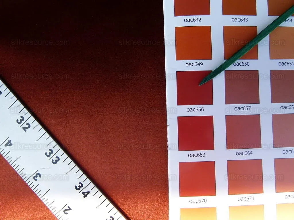 By Yard Scalamandre Silk Sarin Flame Bright Hot Red Liquid Lux