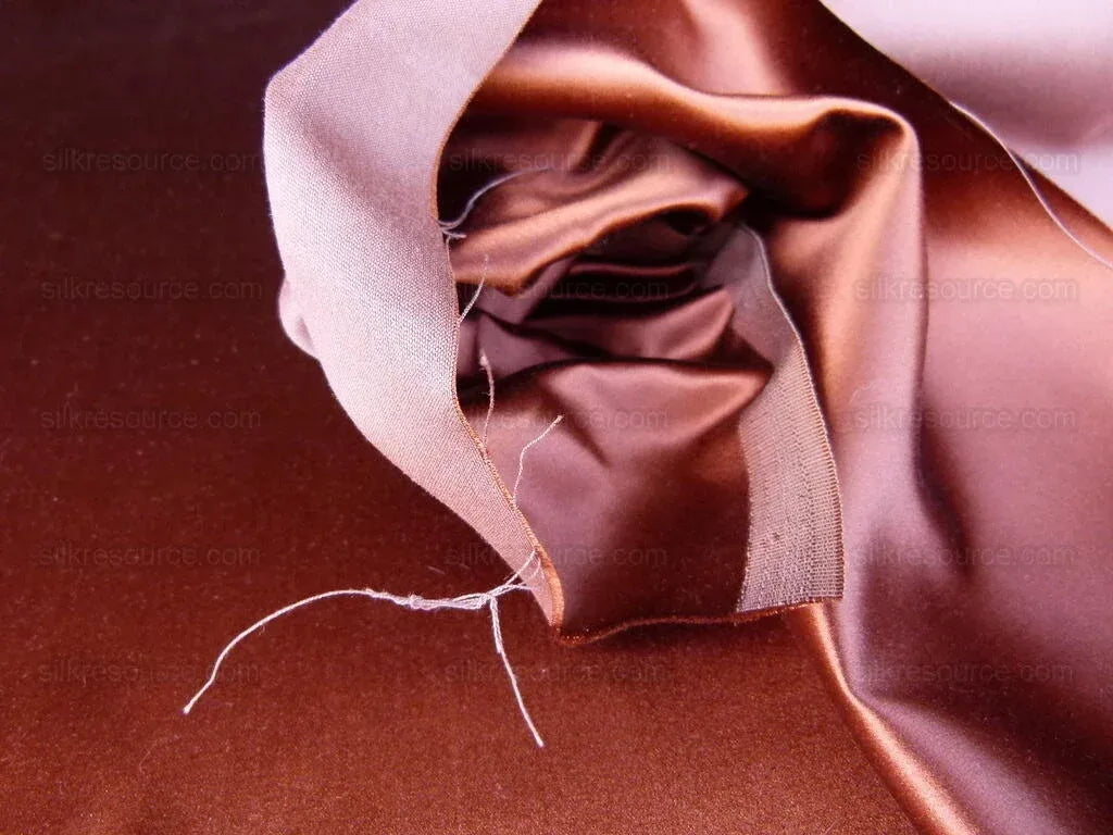 By Yard Scalamandre Silk Sarin Flame Bright Hot Red Liquid Lux