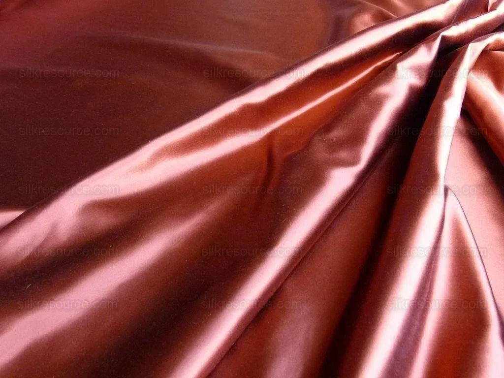 By Yard Scalamandre Silk Sarin Flame Bright Hot Red Liquid Lux