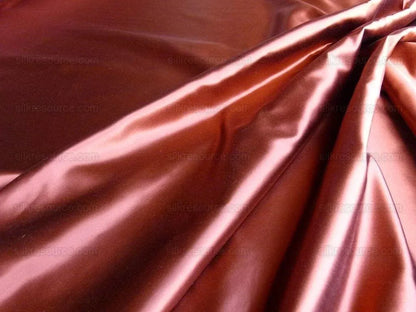 By Yard Scalamandre Silk Sarin Flame Bright Hot Red Liquid Lux