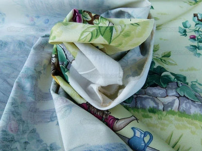 Scalamandre Giardinieri Monkey Gardening Grass Green MSRP USD 320/Y