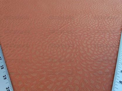 Scalamandre Chrysanth Chrysanthemum Tangerine Flowers Woven Glamour Texture Old World Weavers MSRP USD 258/Y