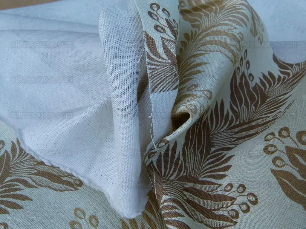 Scalamandre Denise Stripe Caramel Tan Linen Print Grey Watkins MSRP USD 236/y