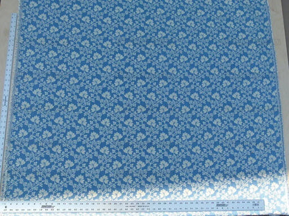 Scalamandre Malovine Blue/crème Foliage France Blue White Vine French Country Cotton MSRP USD 276