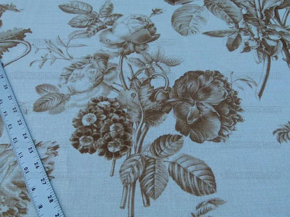 8.5y Scalamandre Aurora Bella Gw Tan Old World Weavers Linen Bou