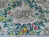Scalamandre VIE A LA CAMPAGNE TAUPE FRENCH TOILE FIG FIGURE M