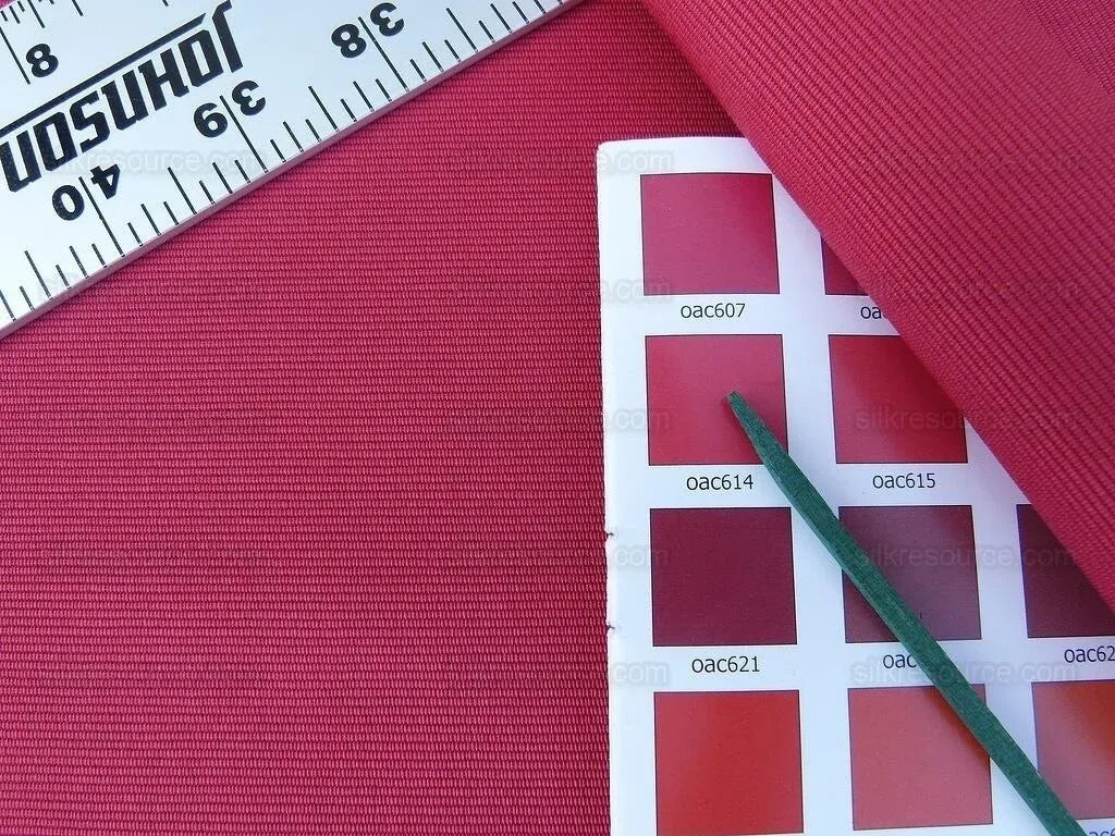 4y Scalamandre Cannes Rosso Brillante Rich Rose Pink Red Heavy C