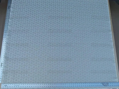 by yard Scalamandre Castletown Sand White Jacquard Small Scale Daisy Linen MSRP USD218/y