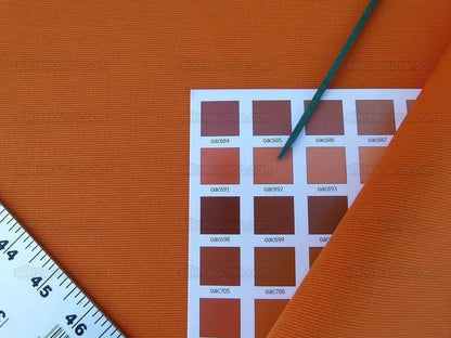 Scalamandre Cannes Arancio Becco D'oca Orange Tangerine Heavy! Cotton Duck MSRP USD 120/Y